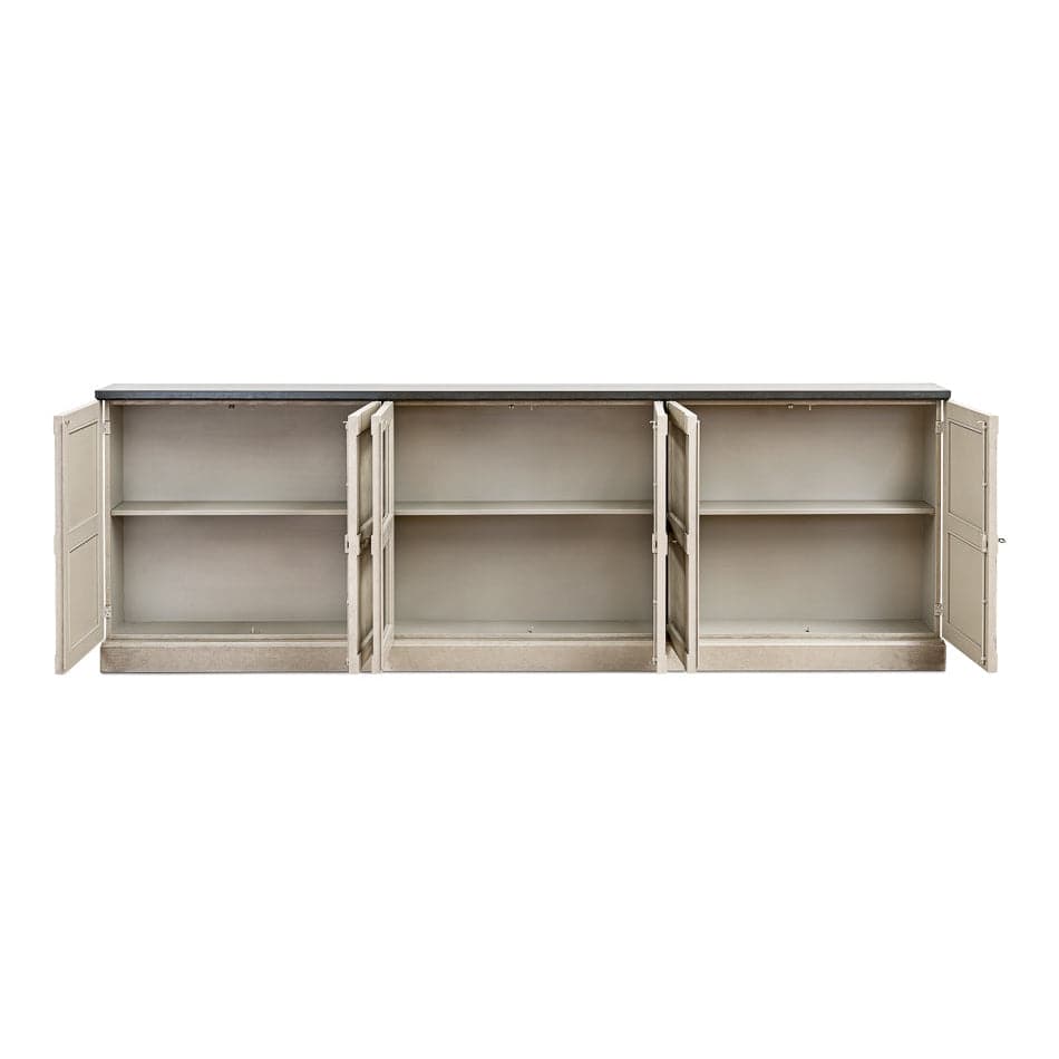 Six Door Console-SARREID-SARREID-R239-04T01-Bookcases & Cabinets-2-France and Son