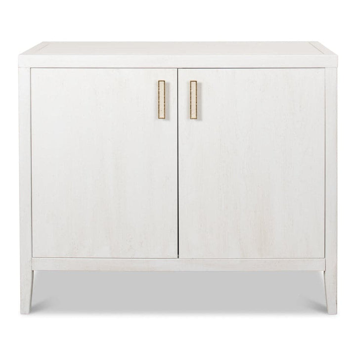 Blanco 2 Door Buffet Cortina White-SARREID-SARREID-R246-79-Sideboards & Credenzas-1-France and Son