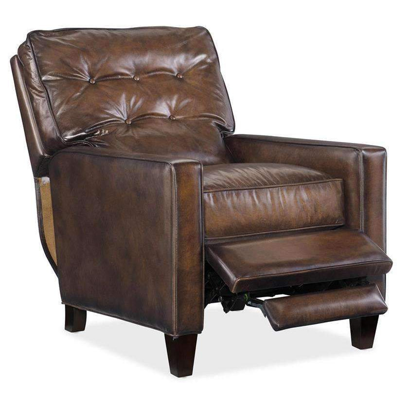 Barnes Recliner - Dark Walnut Finish-Hooker-HOOKER-RC274-086-Lounge Chairs-3-France and Son