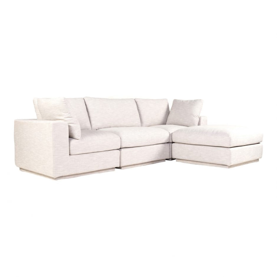 Justin Lounge Modular Sectional Taupe-Moes-MOE-RN-1131-39-Sectionals-1-France and Son