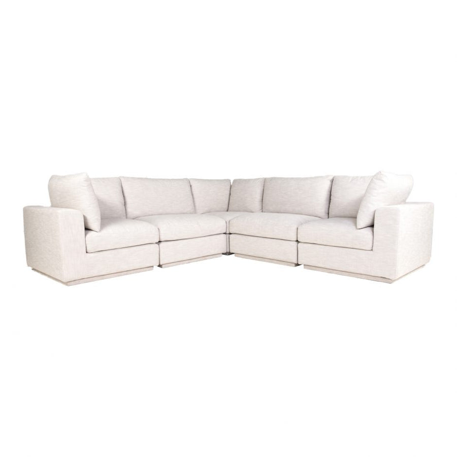 Justin Classic L Modular Sectional Taupe-Moes-MOE-RN-1133-39-Sectionals-1-France and Son