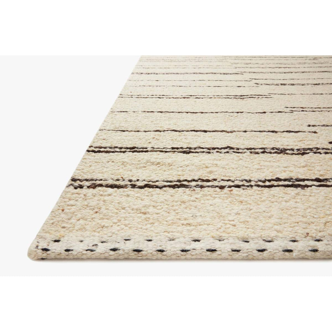 Roman ROM-04 Natural / Charcoal Area Rug-Loloi-LOLOI-ROMAROM-04NACC2030-Rugs2'-0" x 3'-0"-3-France and Son