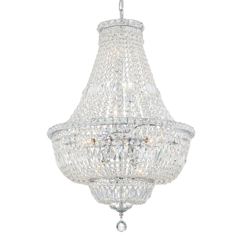 Roslyn 9 Light Chandelier-Crystorama Lighting Company-CRYSTO-ROS-A1009-CH-CL-MWP-Chandeliers-3-France and Son