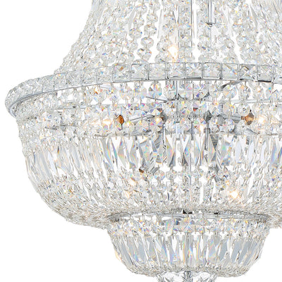 Roslyn 9 Light Chandelier-Crystorama Lighting Company-CRYSTO-ROS-A1009-CH-CL-MWP-Chandeliers-7-France and Son