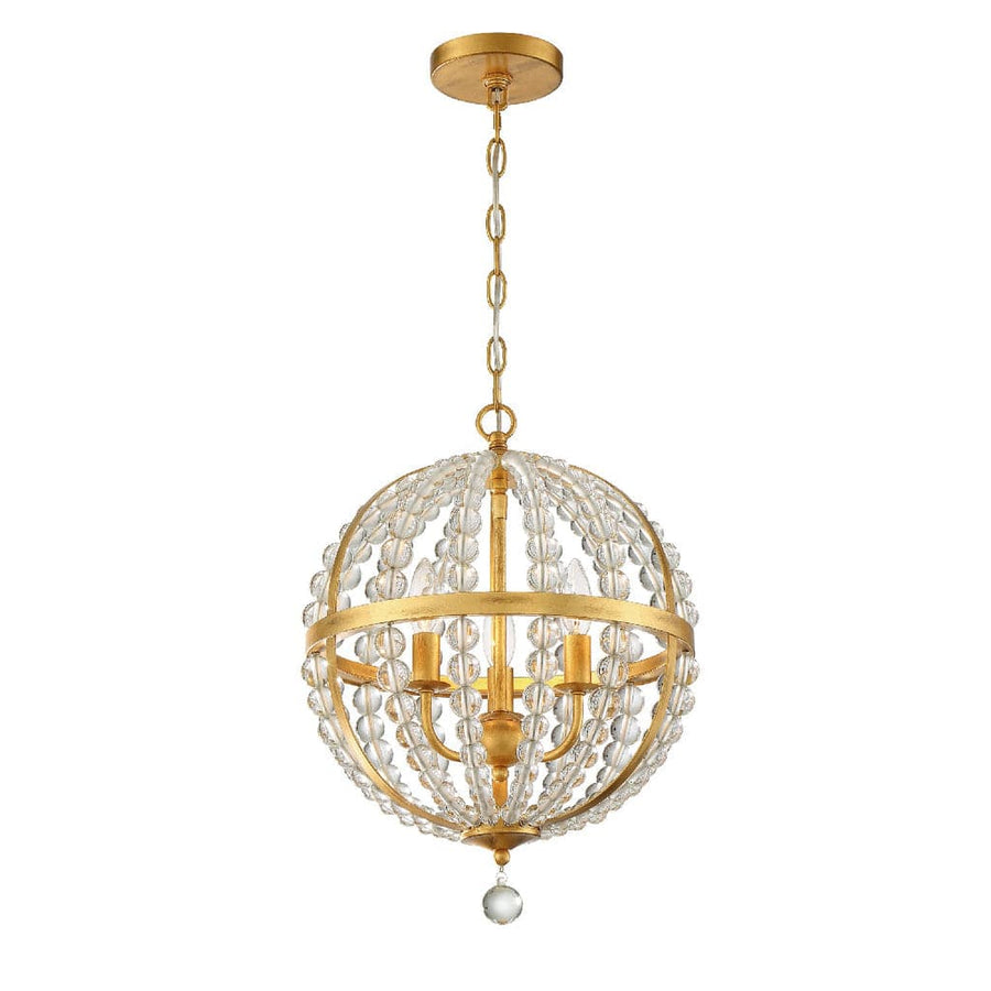 Roxy 3 Light Chandelier-Crystorama Lighting Company-CRYSTO-ROX-A9003-GA-Chandeliers-1-France and Son