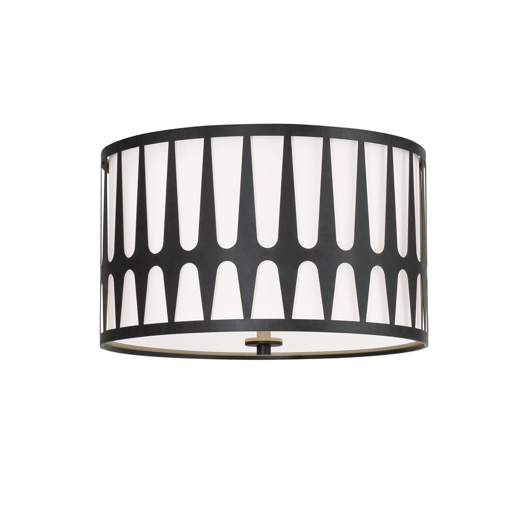 Royston 3 Light Ceiling Mount-Crystorama Lighting Company-CRYSTO-ROY-800-BK-ChandeliersBlack-1-France and Son