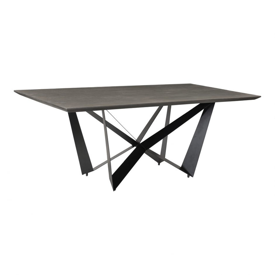 Brolio Dining Table Charcoal-Moes-MOE-RP-1007-07-0-Dining Tables-1-France and Son