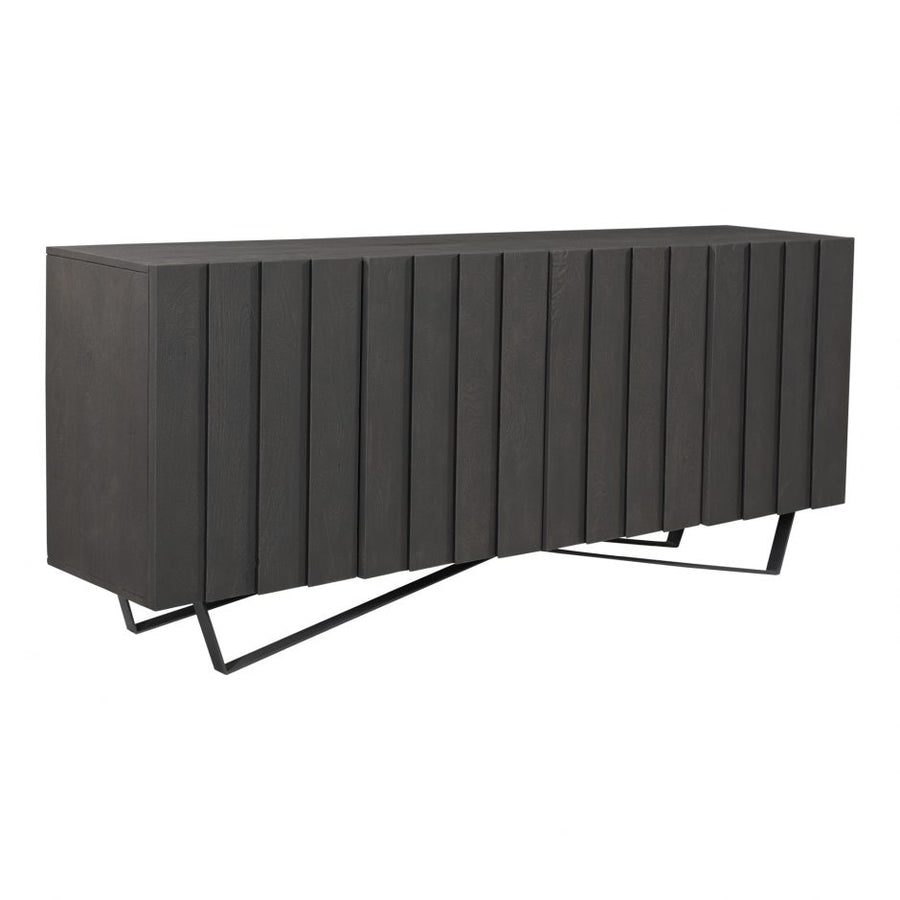 Brolio Sideboard Charcoal-Moes-MOE-RP-1008-07-Sideboards & Credenzas-1-France and Son
