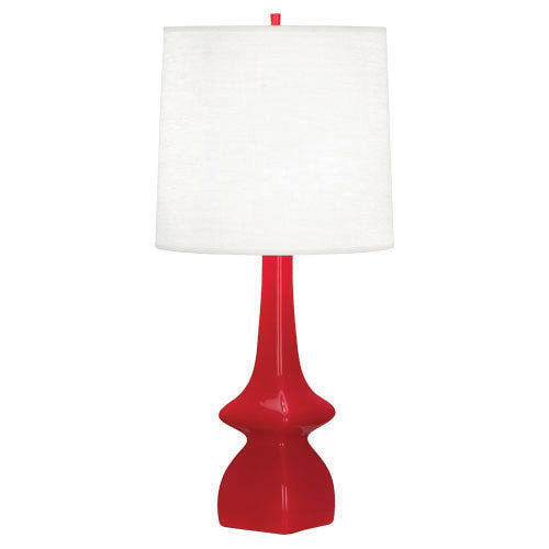 Jasmine Table Lamp-Robert Abbey Fine Lighting-ABBEY-RR210-Table LampsRuby Red-21-France and Son