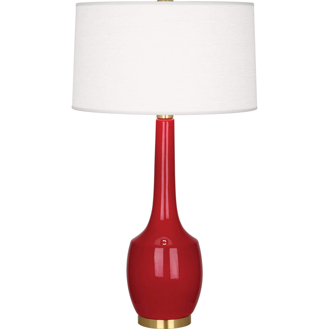 Delilah Table Lamp-Robert Abbey Fine Lighting-ABBEY-RR701-Table LampsRuby Red-20-France and Son