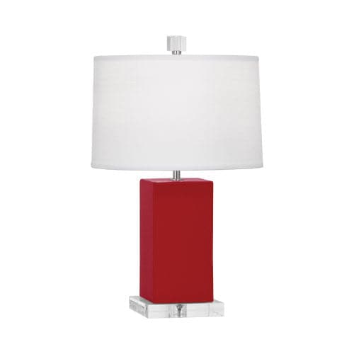 Harvey Accent Lamp 4"-Robert Abbey Fine Lighting-ABBEY-RR990-Table LampsRuby Red-7-France and Son