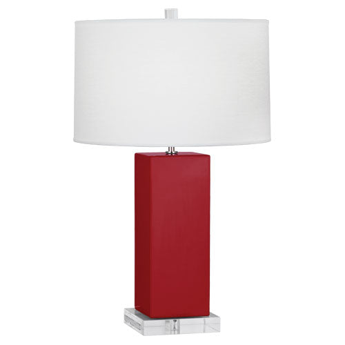 Harvey Table Lamp 6"-Robert Abbey Fine Lighting-ABBEY-RR995-Table LampsRuby Red-25-France and Son