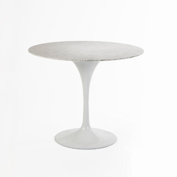 Carrara Marble Pedestal Tulip Dining Table - Round-France & Son-RT335R36-Dining Tables36" Diameter-5-France and Son
