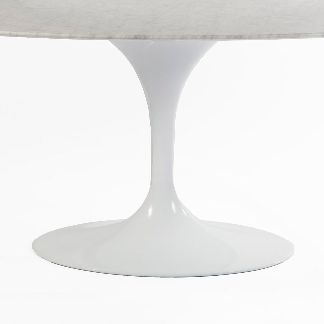 Cast Metal Tulip Table Base-France & Son-RT335-OVALBASE-WHT-Dining TablesOval-White-5-France and Son