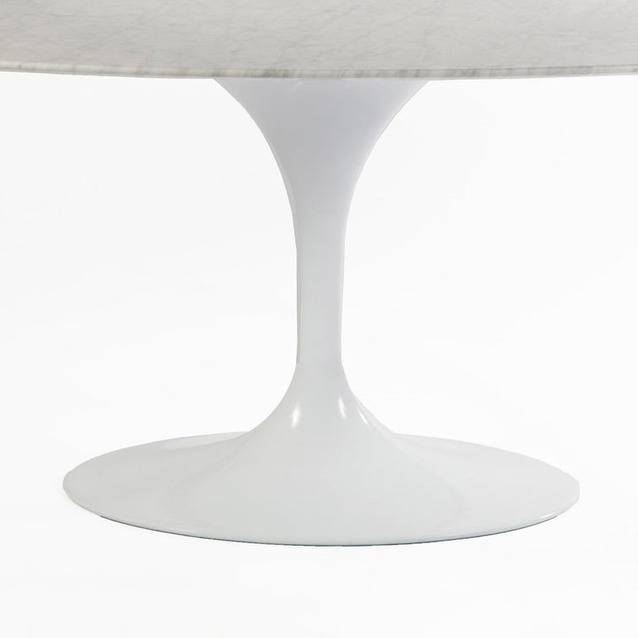 Cast Metal Tulip Table Base-France & Son-RT335-OVALBASE-WHT-Dining TablesOval-White-5-France and Son
