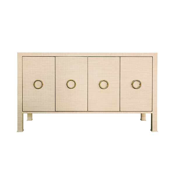 Rue Four Door Buffet-Worlds Away-WORLD-RUE NAT-Sideboards & CredenzasNatural-8-France and Son
