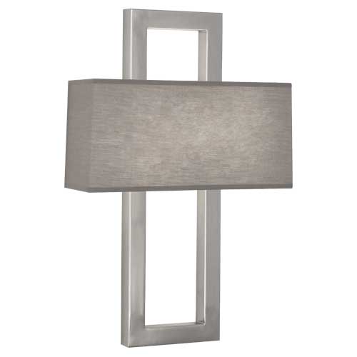 Doughnut Wall Sconce-Robert Abbey Fine Lighting-ABBEY-S115G-Outdoor Wall SconcesSmoke Gray Shade-Antique Silver Finish-4-France and Son