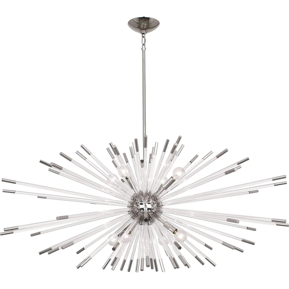 Andromeda Chandelier - 45"-Robert Abbey Fine Lighting-ABBEY-S1200-ChandeliersPolished Nickel-2-France and Son