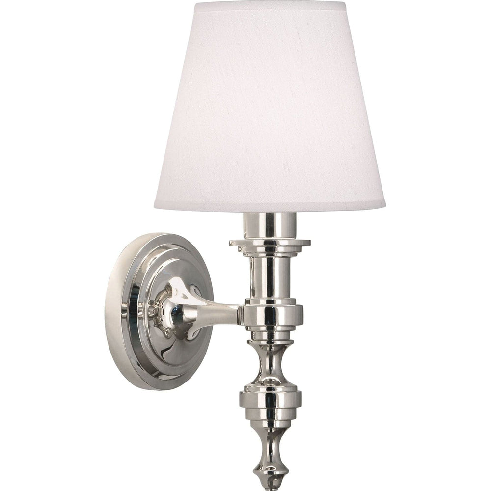 Arthur Wall Sconce-Robert Abbey Fine Lighting-ABBEY-S1224-Outdoor Wall SconcesPolished Nickel Finish-2-France and Son