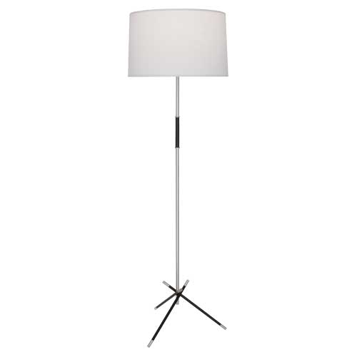 Thatcher Floor Lamp-Robert Abbey Fine Lighting-ABBEY-S218-Floor LampsPolished Nickel Finish-2-France and Son