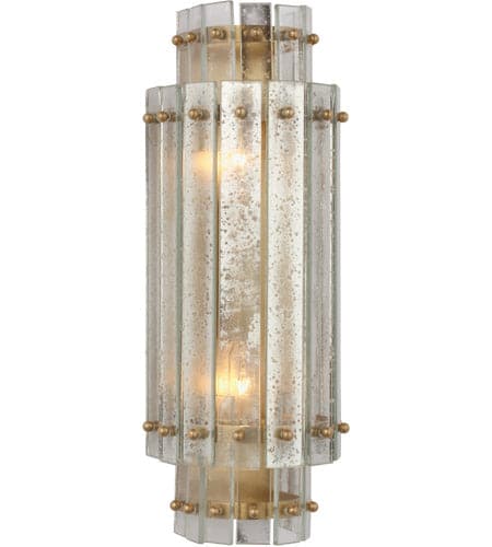 Celeste Small Tiered Sconce-Visual Comfort-VISUAL- S 2649HAB-AM-Wall LightingHand-Rubbed Antique Brass-2-France and Son