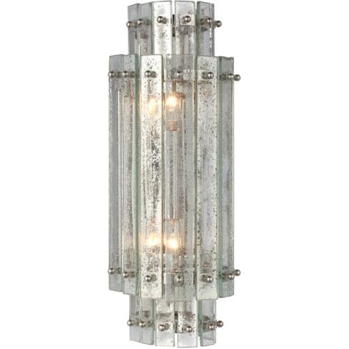 Celeste Small Tiered Sconce-Visual Comfort-VISUAL- S 2649PN-AM-Wall LightingPolished Nickel-1-France and Son