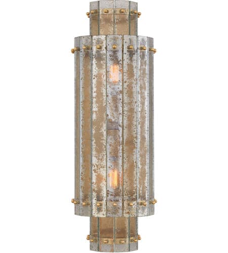 Celeste Large Tiered Sconce-Visual Comfort-VISUAL-S 2651HAB-AM-Wall LightingHand-Rubbed Brass-2-France and Son
