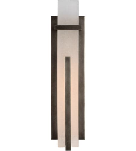 Mateo Large Sconce-Visual Comfort-VISUAL-S 2910BZ-ALB-Wall LightingBronze Alabaster-6-France and Son