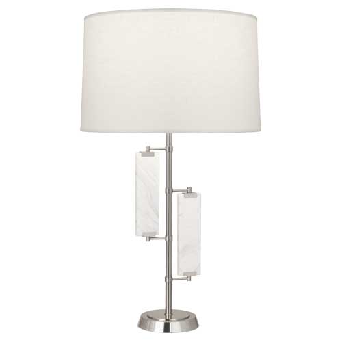 Alston Table Lamp-Robert Abbey Fine Lighting-ABBEY-S455-Table LampsPolished Nickel Finish-2-France and Son