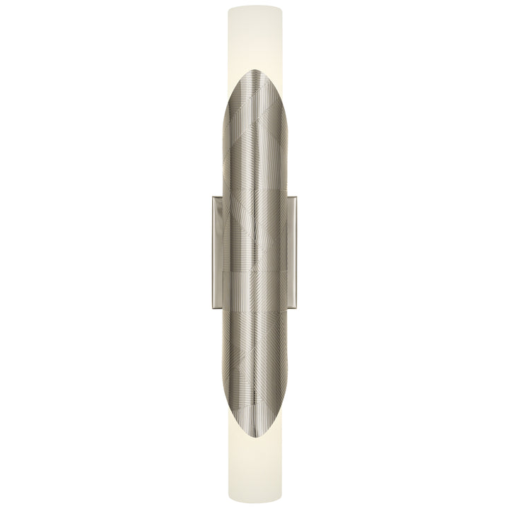 Michael Berman Brut Double Wall Sconce-Robert Abbey Fine Lighting-ABBEY-S621-Wall LightingTall-Polished Nickel-5-France and Son