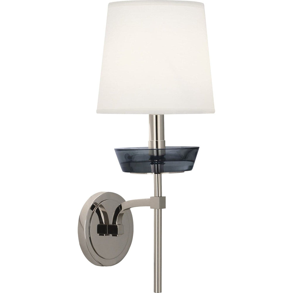 Cristallo 1 Light Wall Sconce-Robert Abbey Fine Lighting-ABBEY-S629-Outdoor Wall SconcesPolished Nickel-2-France and Son