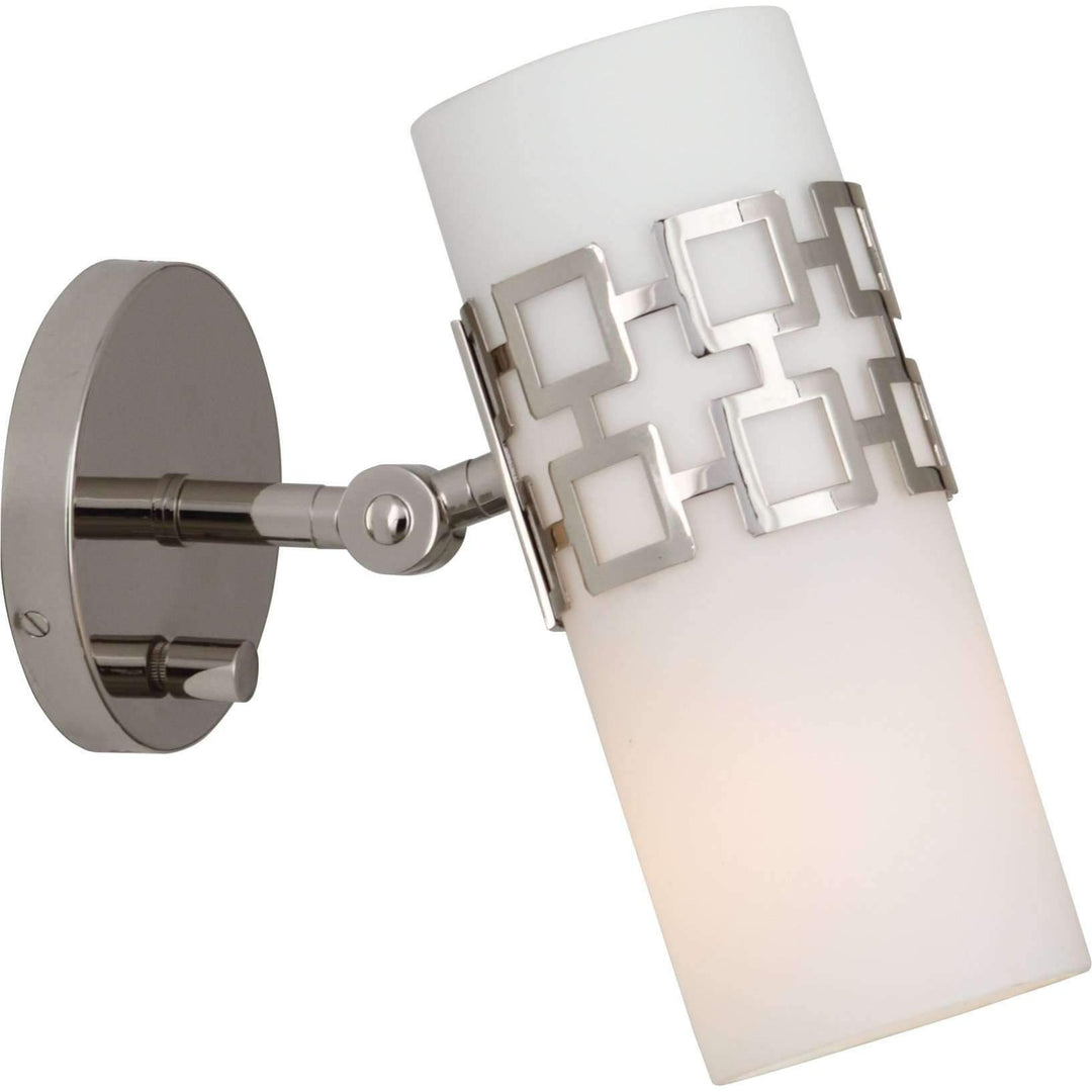 Jonathan Adler Parker Adjustable Wall Sconce-Robert Abbey Fine Lighting-ABBEY-S639-Wall LightingPolished Nickel-2-France and Son