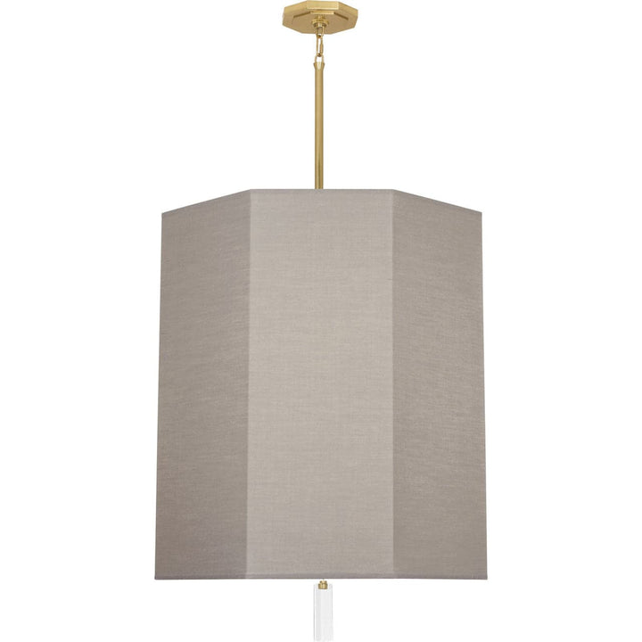 Kate Pendant-Robert Abbey Fine Lighting-ABBEY-SG202-PendantsModern Brass / Smoke Gray-5-France and Son