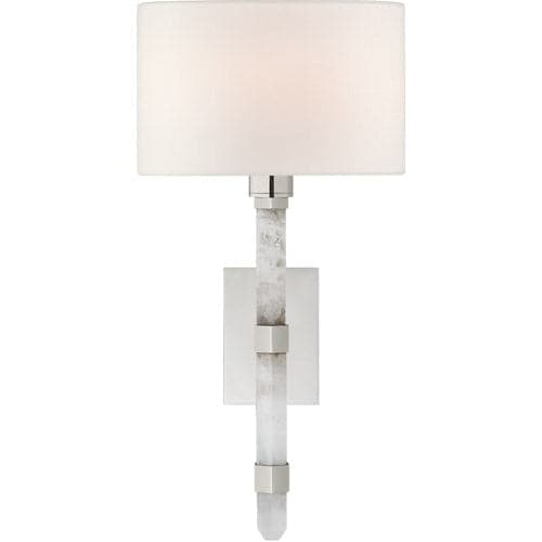 Adam Small Tail Sconce-Visual Comfort-VISUAL-SK 2902PN/Q-L-Wall LightingPolished Nickel-1-France and Son