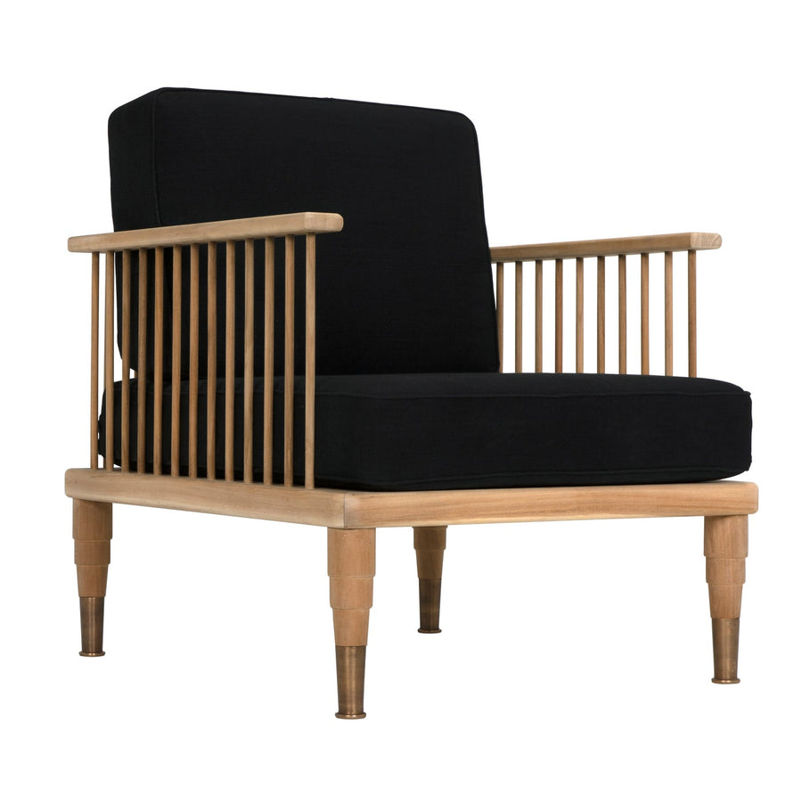Murphy Chair - Teak-Noir-NOIR-SOF328T-Lounge Chairs-1-France and Son