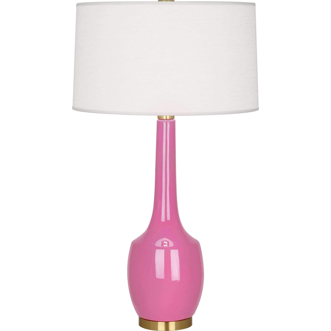Delilah Table Lamp-Robert Abbey Fine Lighting-ABBEY-SP701-Table LampsSchiaparelli Pink-22-France and Son