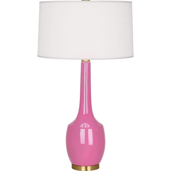 Delilah Table Lamp-Robert Abbey Fine Lighting-ABBEY-SP701-Table LampsSchiaparelli Pink-22-France and Son