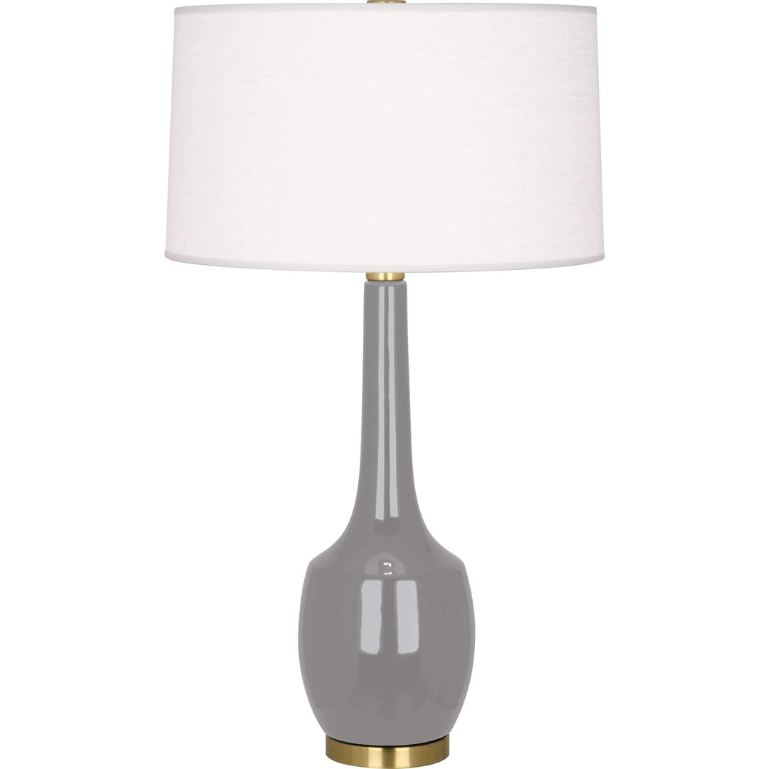 Delilah Table Lamp-Robert Abbey Fine Lighting-ABBEY-ST701-Table LampsSmokey Taupe-23-France and Son