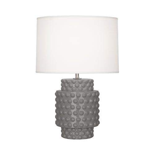 Small Dolly Accent Lamp-Robert Abbey Fine Lighting-ABBEY-ST801-Table LampsSmokey Taupe-27-France and Son