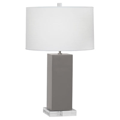 Harvey Table Lamp 6"-Robert Abbey Fine Lighting-ABBEY-ST995-Table LampsSmokey Taupe-27-France and Son