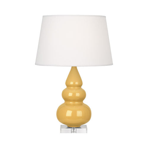 Small Short Gourd Accent Lamp - Lucite Base 24.375"H-Robert Abbey Fine Lighting-ABBEY-SU33X-Table LampsSunset-8-France and Son