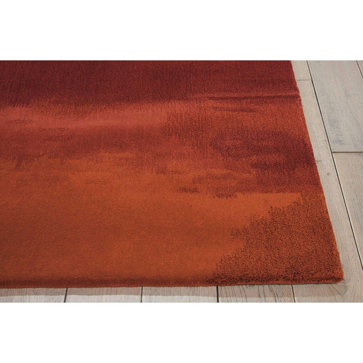 Calvin Klein Home Luster Wash Russet Tones Rust Area Rug-Nourison-NOURI-099446781727-Rugs3' x 5'-2-France and Son