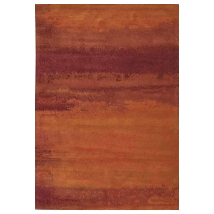 Calvin Klein Home Luster Wash Russet Tones Rust Area Rug-Nourison-NOURI-099446781727-Rugs3' x 5'-1-France and Son