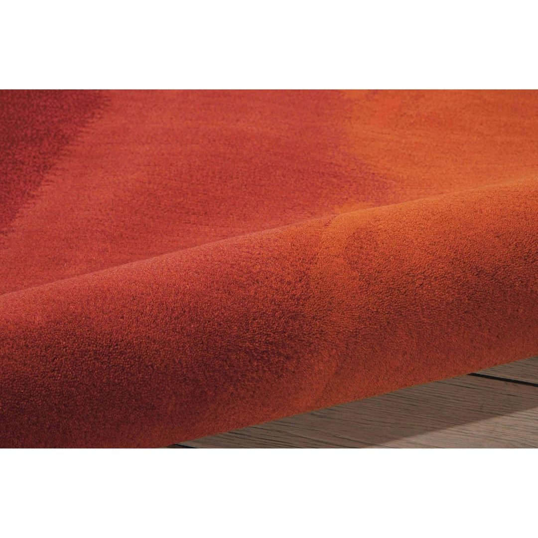 Calvin Klein Home Luster Wash Russet Tones Rust Area Rug-Nourison-NOURI-099446781727-Rugs3' x 5'-5-France and Son