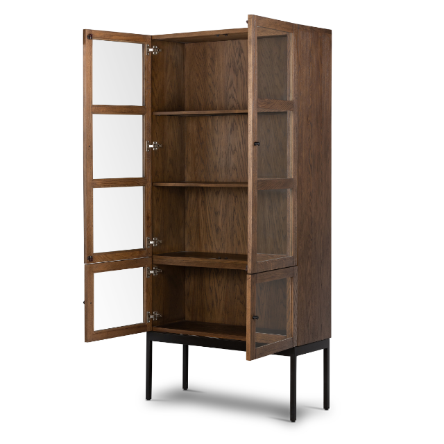 Mundi Cabinet-Four Hands-FH-224983-001-Bookcases & CabinetsVintage White Oak-6-France and Son