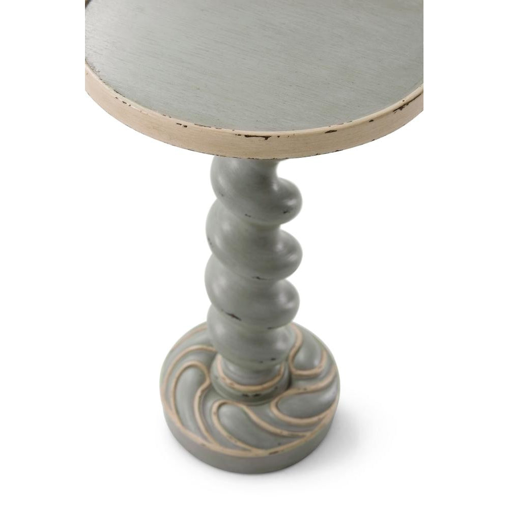 The Croix Accent Table-Theodore Alexander-THEO-TA50007.C148-Side TablesBoden Finish with White Tipping-5-France and Son