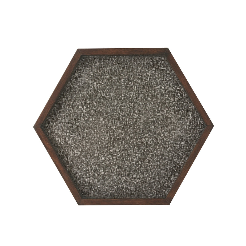 Radium Hexagonal Accent Table-Theodore Alexander-THEO-TA50013.C139-Side TablesTempest-2-France and Son