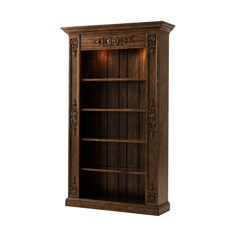 The Landry Bookcase-Theodore Alexander-THEO-TA63001.C148-Bookcases & CabinetsBoden Finish with White Tipping-7-France and Son