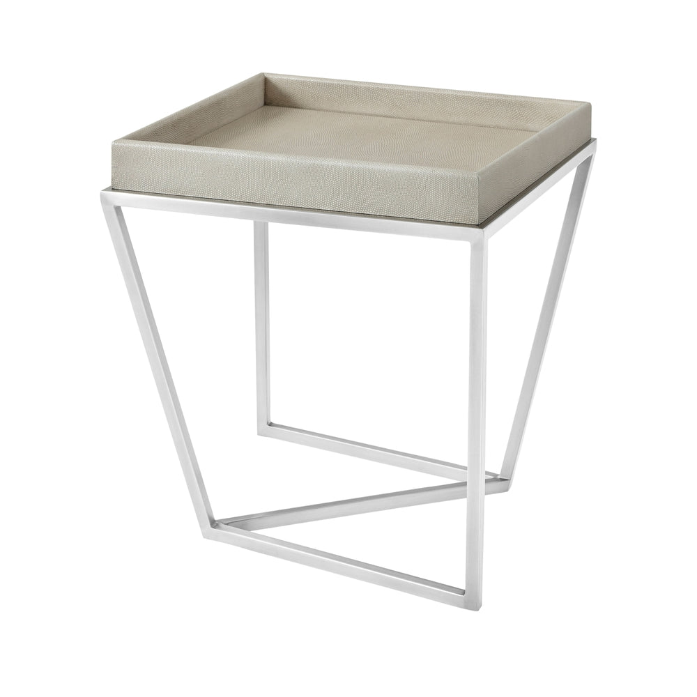 Crazy X Tray Table-Theodore Alexander-THEO-TAS50018.C079-Side TablesOvercast-5-France and Son
