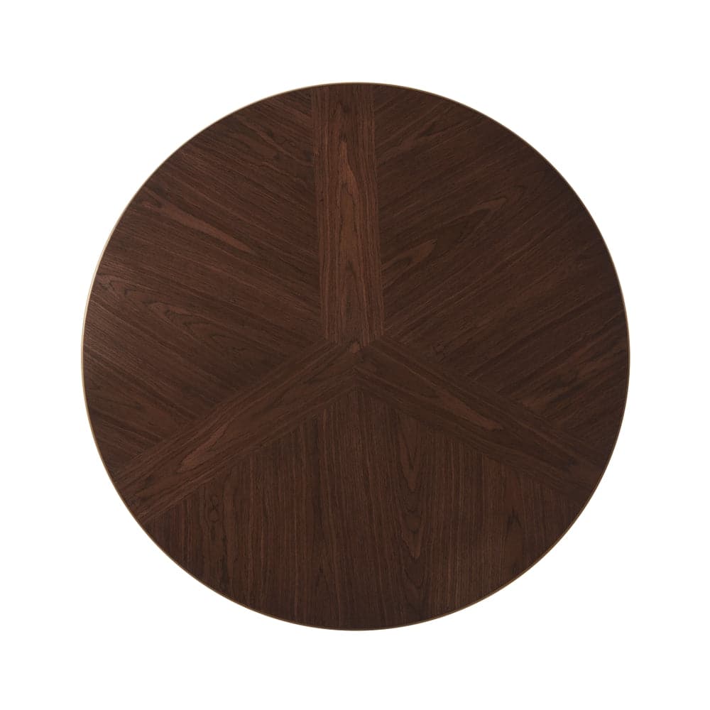 Small Fisher Round Cocktail Table-Theodore Alexander-THEO-TAS51033.C096-Coffee TablesBrushed Brass-4-France and Son